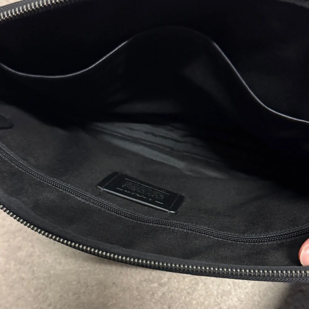 Coach Black Leather Briefcase - Picture 5 of 9